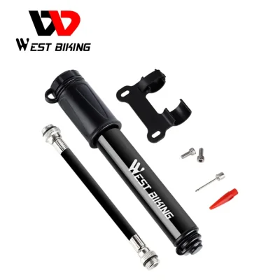 BOMBA AR WEST BIKING MINI MANGUEIRA 100 PSI