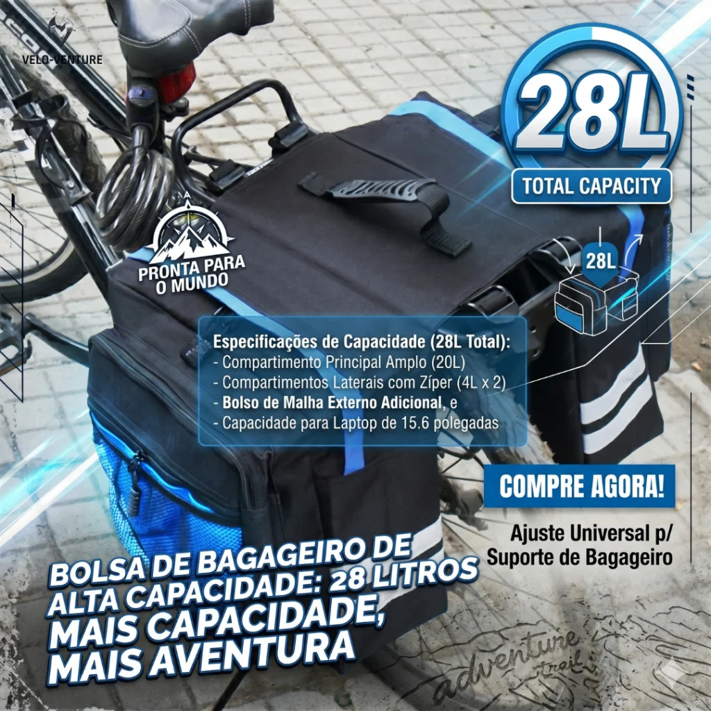 BOLSA PARA BAGAGEIRO 28 LITROS 