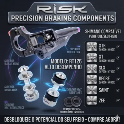 PISTAO RISK RT126 COMPATIVEL SHIMANO
