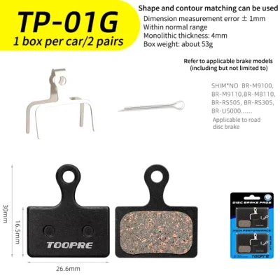 PASTILHA TOOPRE TP-01G 2 PARES