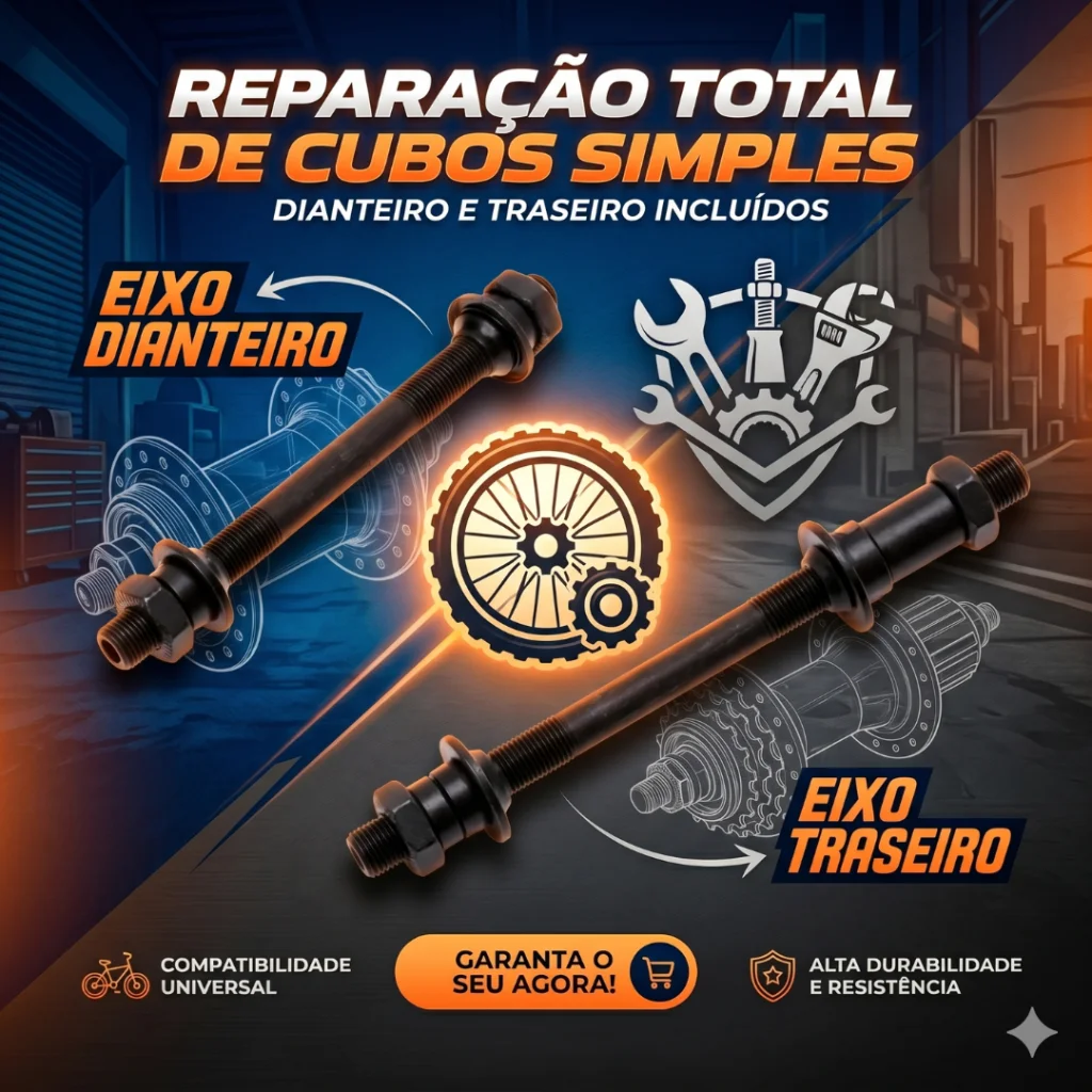 REPARO EIXOS CUBO DIANTEIRO E TRASEIRO