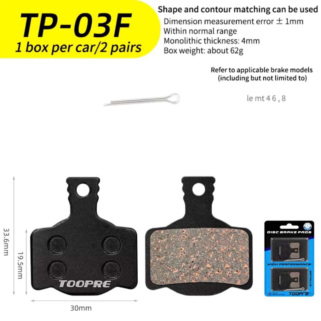PASTILHA TOOPRE TP-03F 2 PARES