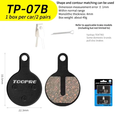 PASTILHA TOOPRE TP-07B 2 PARES