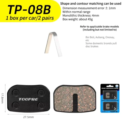 PASTILHA TOOPRE TP-08B 2 PARES