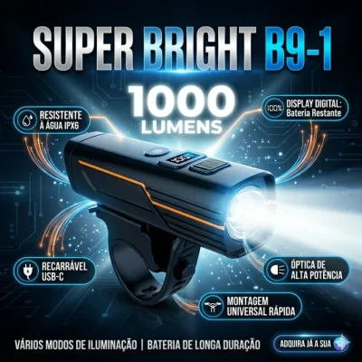 LANTERNA SUPER BRIGHT SMART SENSE 1000 LUMENS