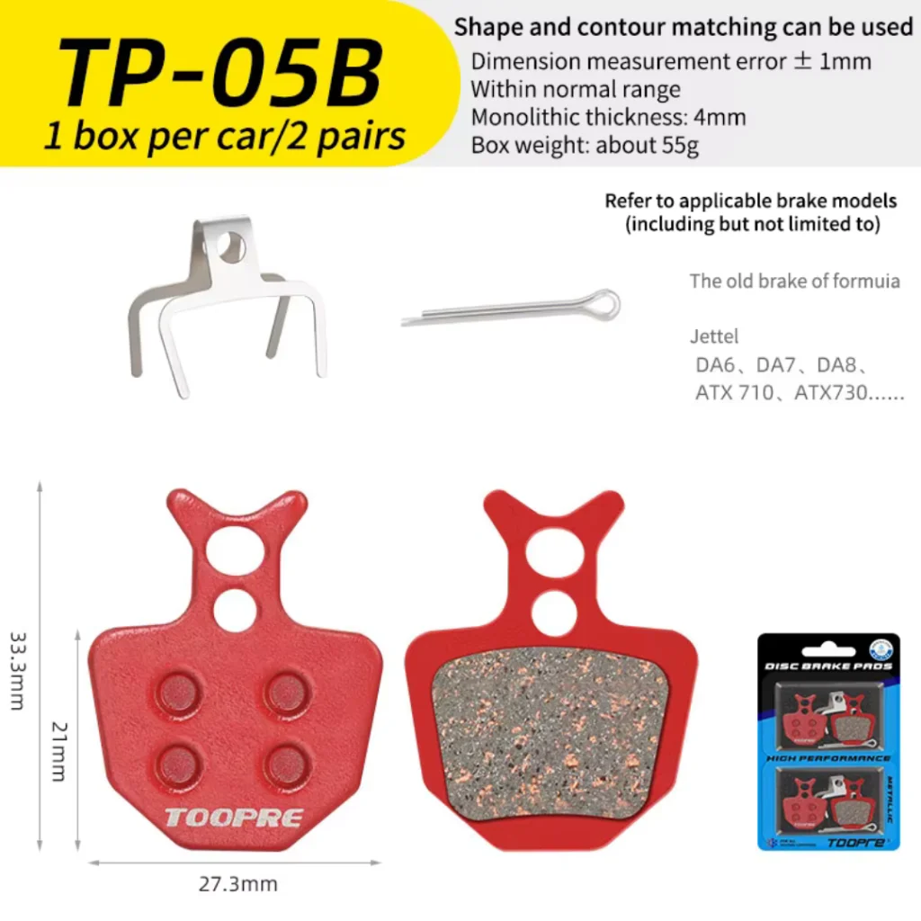PASTILHA TOOPRE TP-05B 2 PARES