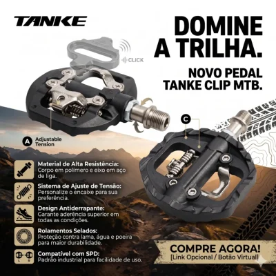 PEDAL CLIP TANKE MTB 