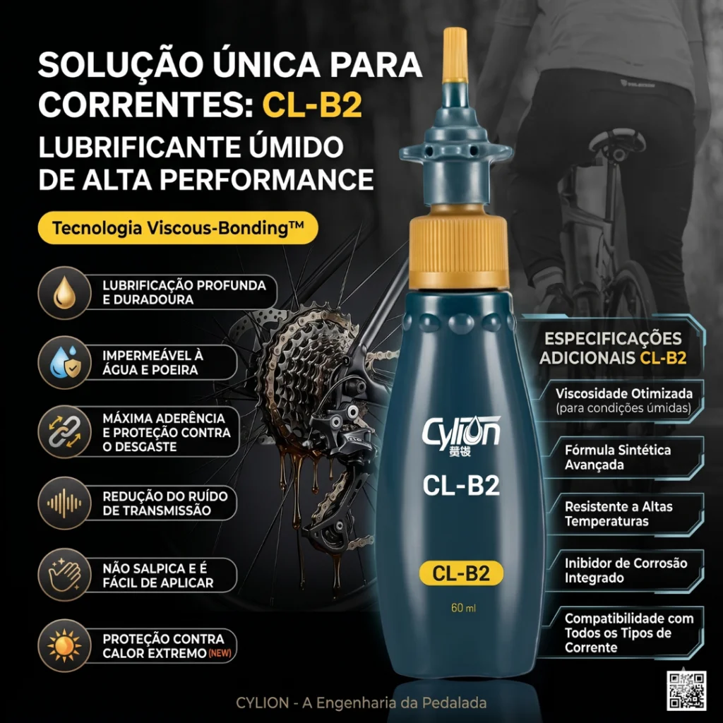 LUBRIFICANTE CYLION PARA CORRENTE CL-B2 UMIDO 