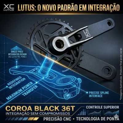 PEDIVELA XC LUTUS INTEGRADO 36T