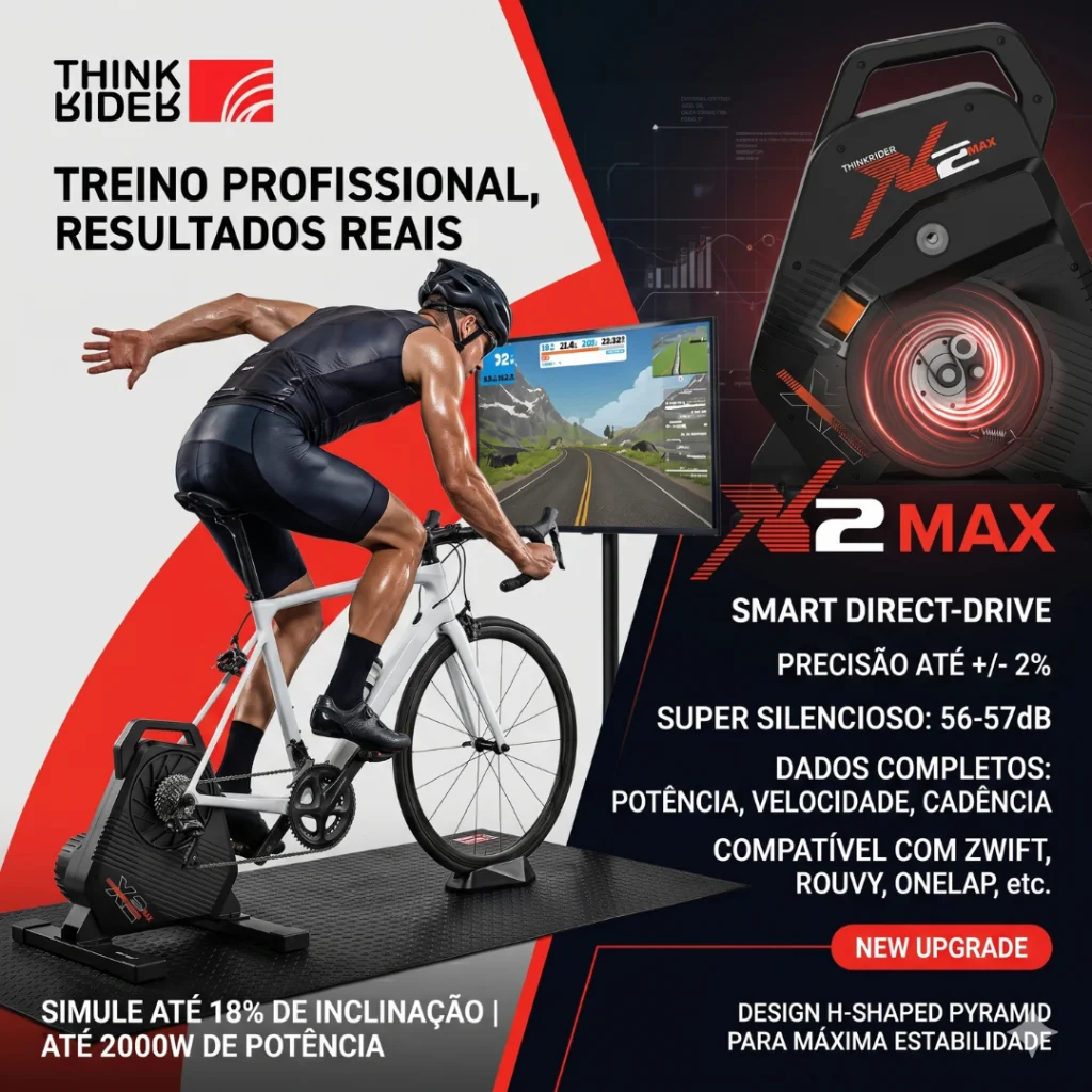 ROLO TREINAMENTO THINKRIDE X2 MAX SMART 