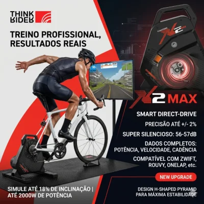 ROLO TREINAMENTO THINKRIDE X2 MAX SMART 