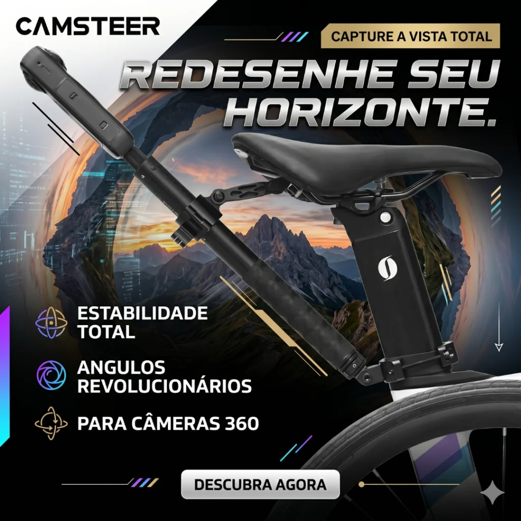SUPORTE CAMSTEER PARA CAMERAS 360 GRAU