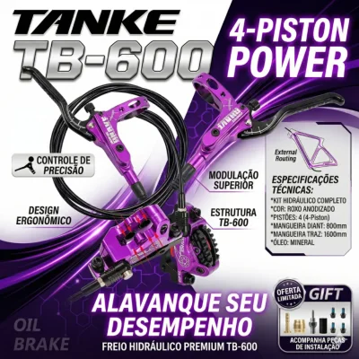 FREIO TANKE TB-600 HIDRAULICO 4 PISTAO
