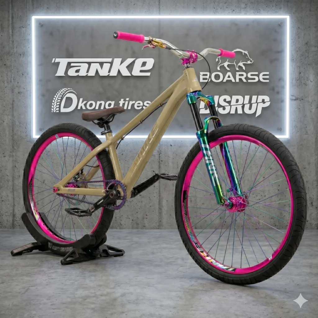 BICICLETA TANKE TK3 DIRT JUMP FREERIDE - GRAY