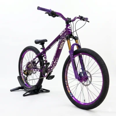 BICICLETA STUNT NINJA DIRT JUMP FREERIDE - PURPLE