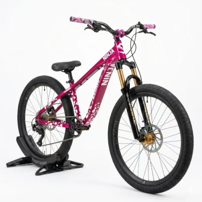 BICICLETA STUNT NINJA DIRT JUMP FREERIDE - PINK