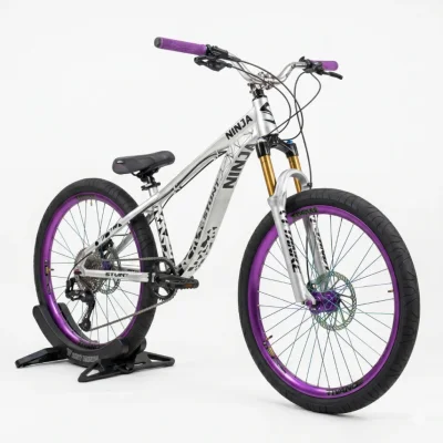 BICICLETA STUNT NINJA DIRT JUMP FREERIDE - SILVER