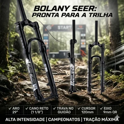 SUSPENSAO BOLANY SEER RETO 120MM 9MM TRAVA NO GUIDAO