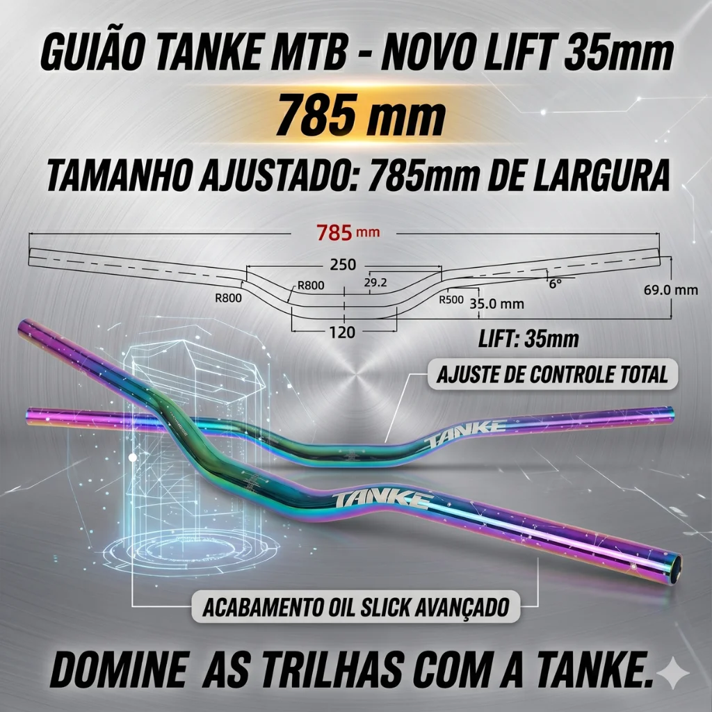 GUIDAO TANKE VOADOR 785MM CAMALEAO 
