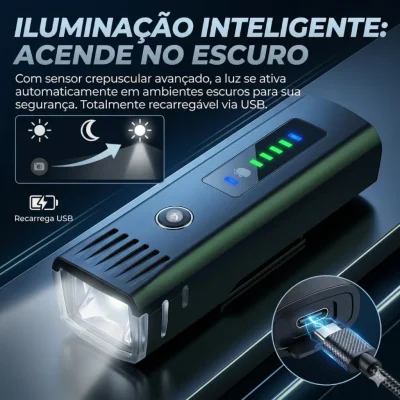 LANTERNA SENSOR FOTOVOLTAICO 