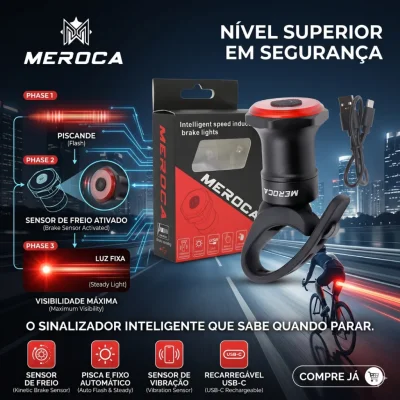 SINALIZADOR TRASEIRO MEROCA INTELIGENTE 