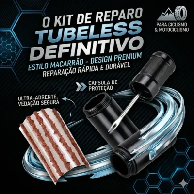 KIT REMENDO TUBELESS MACARRAO 