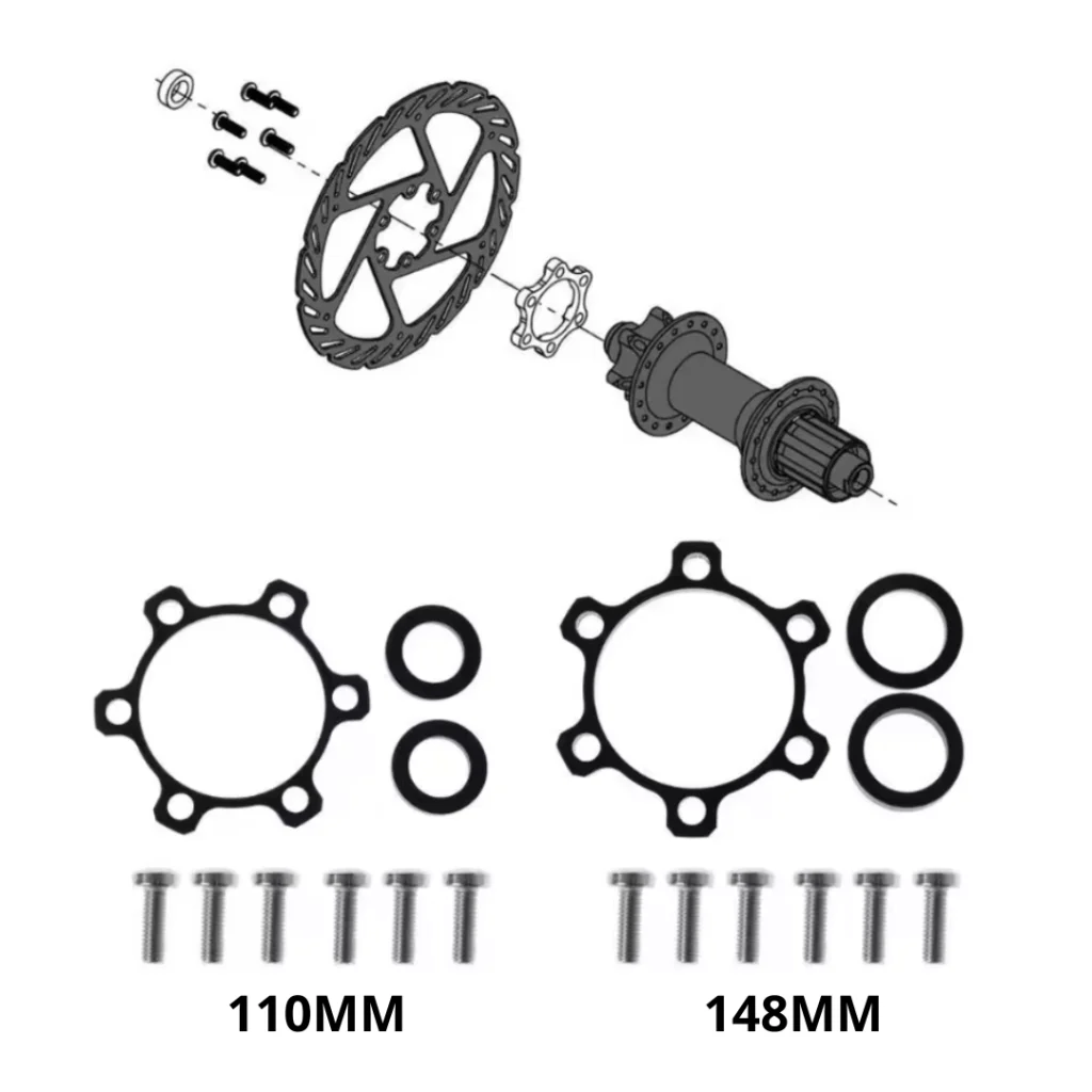 ADAPTADOR DISCO FREIO BOOST 110MM/148MM
