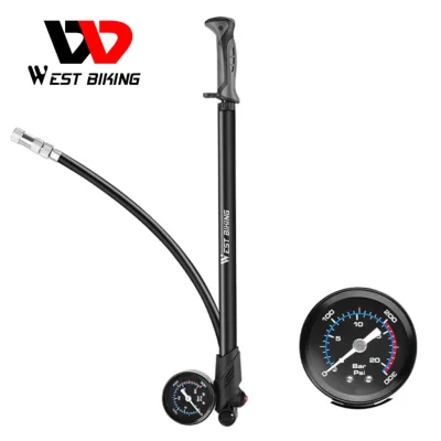 BOMBA AR WEST BIKING MANOMETRO 300 PSI 