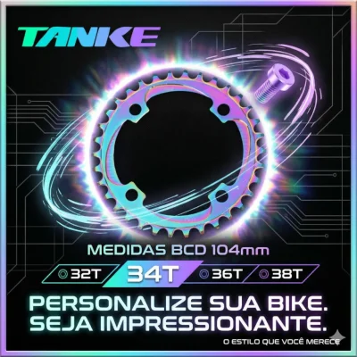 COROA TANKE BCD 104MM REDONDO CAMALEAO VARIOS TAMANHO