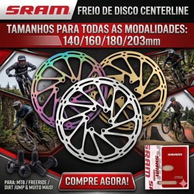 DISCO FREIO SRAM VARIOS MODELO & TAMANHO