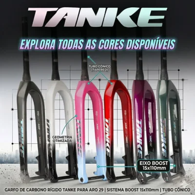 GARFO RIGIDO TANKE CARBONO BOOST 15*110MM