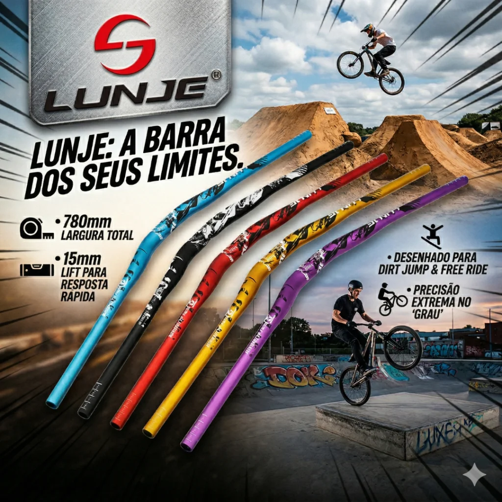 GUIDAO LUNJE VOADOR 780MM LIFT 35MM VARIAS CORES