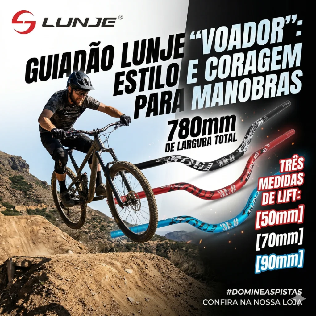 GUIDAO LUNJE VOADOR 720MM & 780MM VARIAS CORES