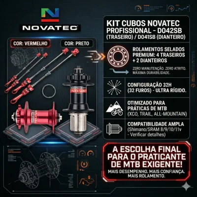 CUBO NOVATEC HG 32H MTB DIVERSAS CORES