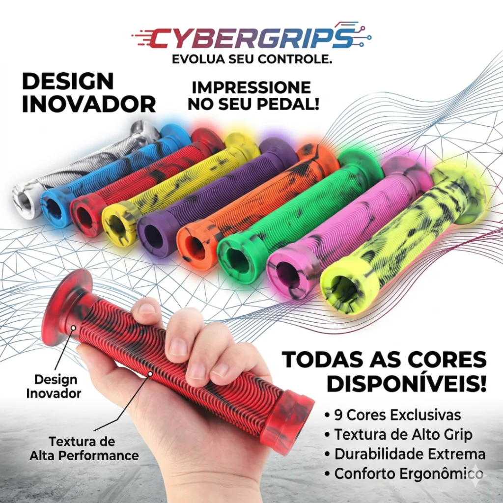 MANOPLA CIBERGRIPS VARIAS CORES