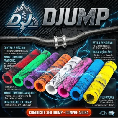 MANOPLAS DJUMP VARIAS CORES 