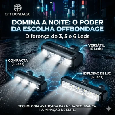 LANTERNA OFFBONGADE COM 3 / 5 / 6 LEDS