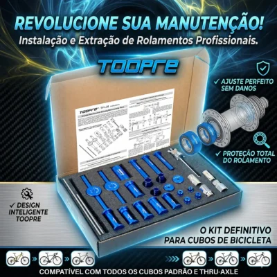 MALETA TOOPRE INSTALACAO E EXTRATOR ROLAMENTO CUBOS