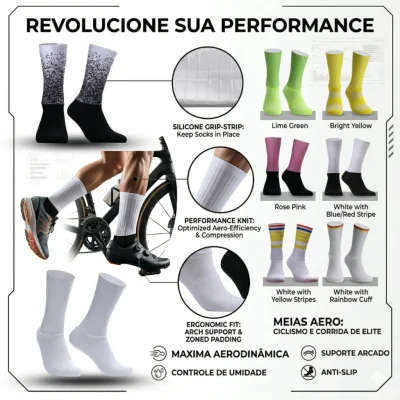 MEIA AERO VARIAS CORES