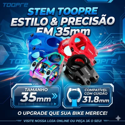 STEM TOOPRE 35MM 31.8MM VARIAS CORES