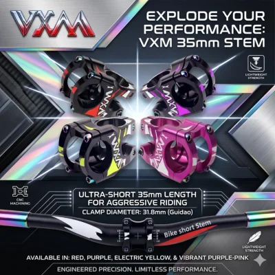 STEM VXM 35MM 31.8MM VARIAS CORES