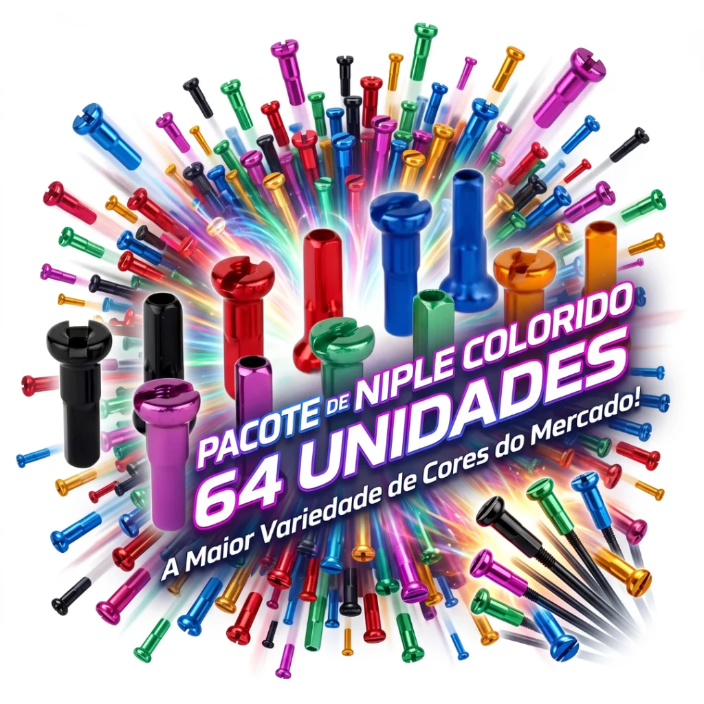 PACOTE NIPEL COM 64 UNIDADES VARIAS CORES