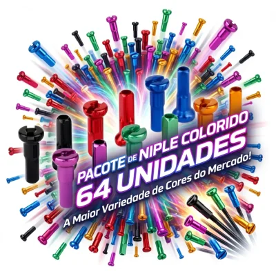 PACOTE NIPEL COM 64 UNIDADES VARIAS CORES
