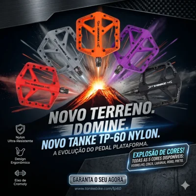 PEDAL TANKE PLATAFORMA TP-60 NYLON VARIAS CORES