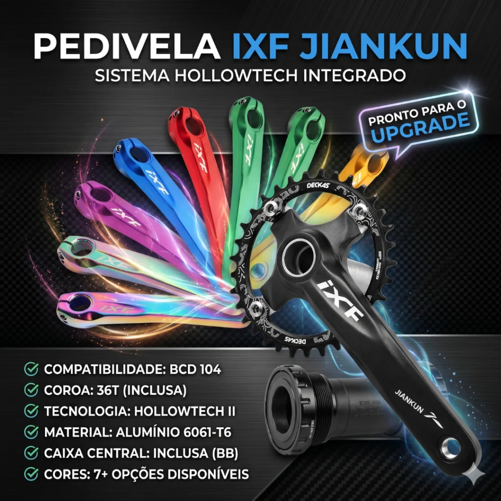PEDIVELA IXF JIANKUN 36T VARIAS CORES