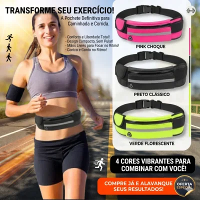 POLCHETE RUNNING S/ GARRAFA VARIAS CORES