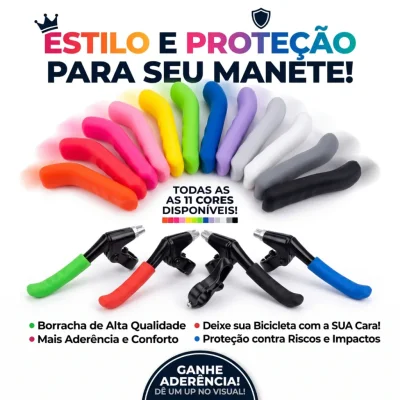 PROTETOR MANETE FREIO VARIAS CORES