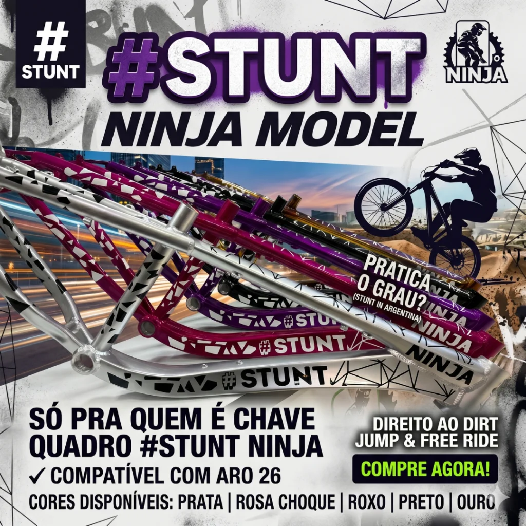 QUADRO STUNT NINJA DIRT JUMP FREE RIDE VARIAS CORES