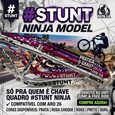 QUADRO STUNT NINJA DIRT JUMP FREE RIDE VARIAS CORES