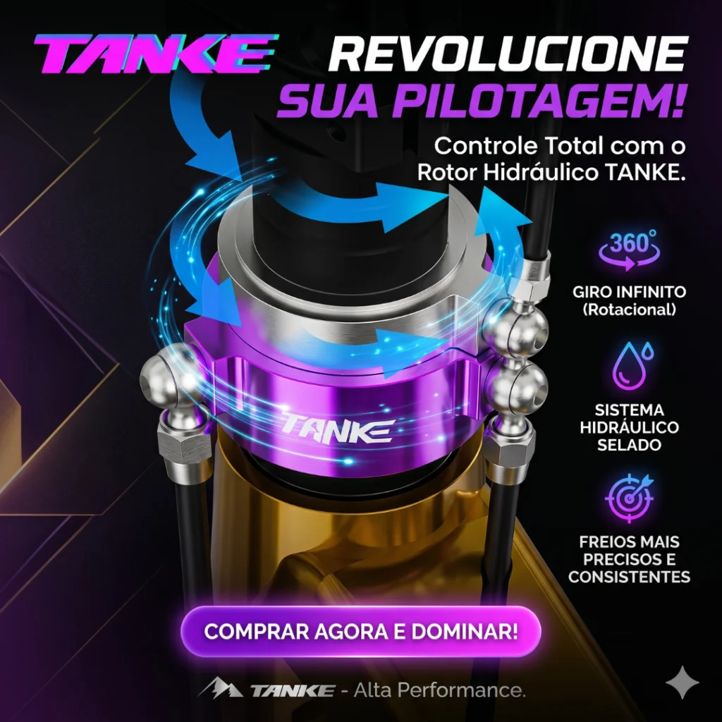 ROTOR HIDRAULICO TANKE VARIAS CORES